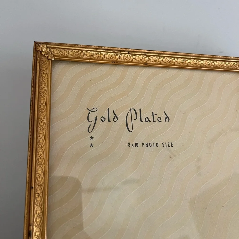 Vintage Gold Plated Photo Frame